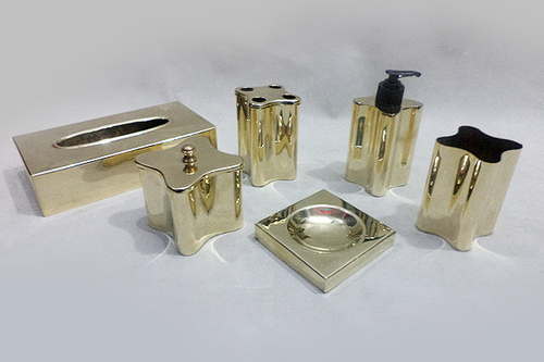Brass Bathroom Set