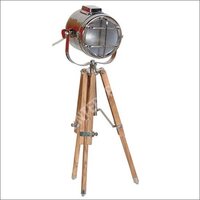 Antique Nautical Home Used Table Lamp Search Light