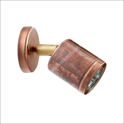 Outdoor Wallspot Copper Spotlight