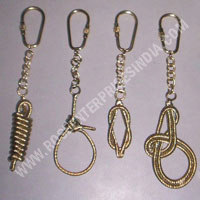 Brass Nautical Keychains