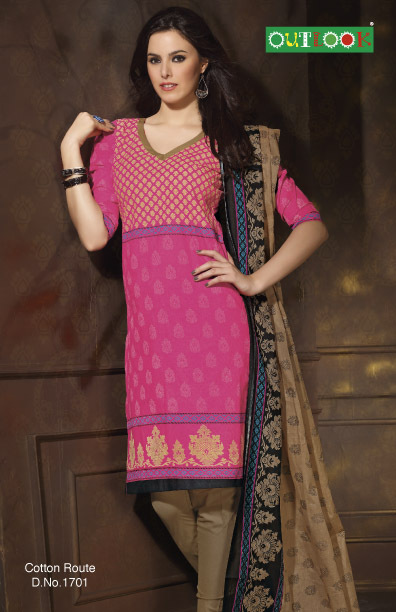 Cotton Route Dress Material