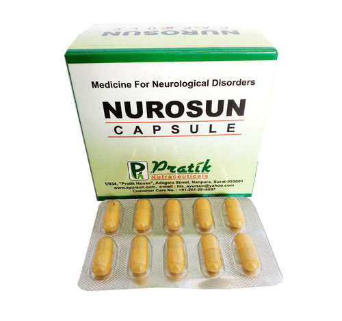 Nurosun Capsule (For Neurological Disorders -) Age Group: Suitable For All Ages