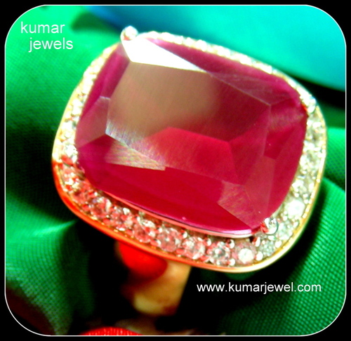 SQUARE RUBY RING