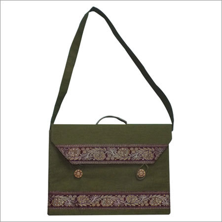 Ladies Embroidered Jute Bag