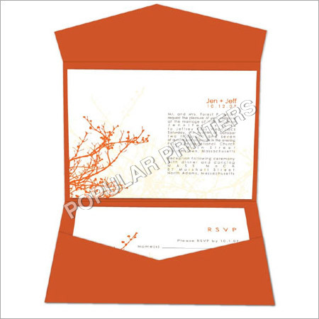 Printed Invitation Card