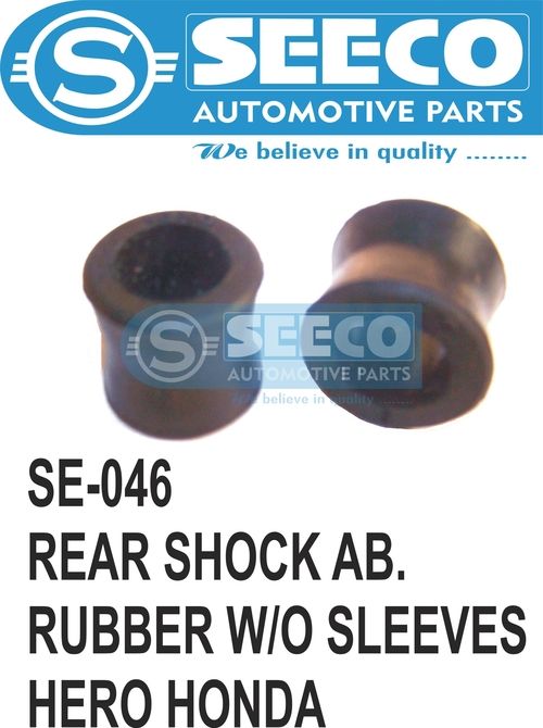 REAR SHOCK AB. RUBBER W/O SLEEVE