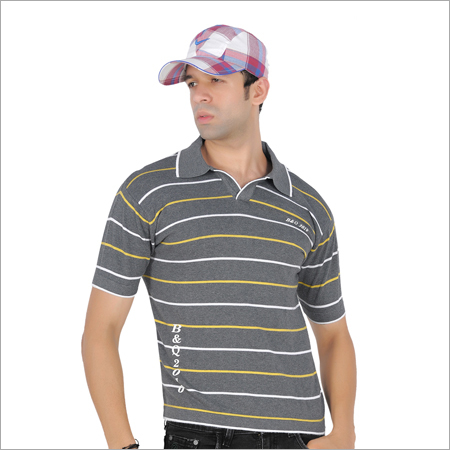 Grey Polo T Shirt