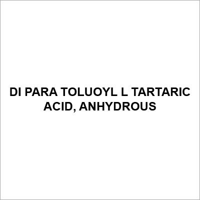 Di Para Toluoyl L Tartaric Acid
