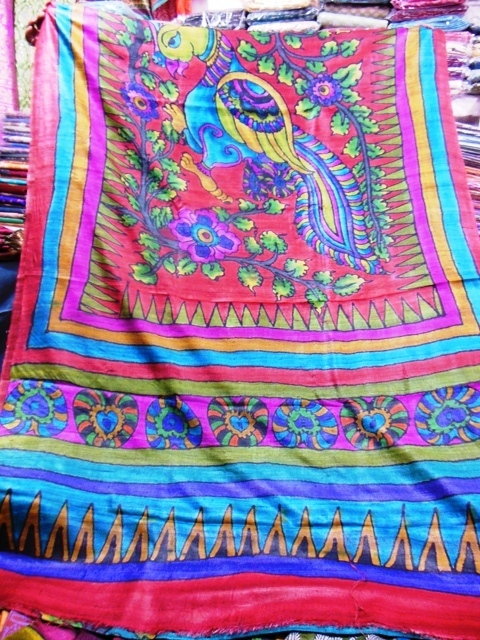 Hand Painted Tussar Silk Sarees