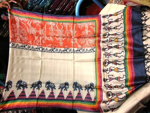100% tussar silk dupattas