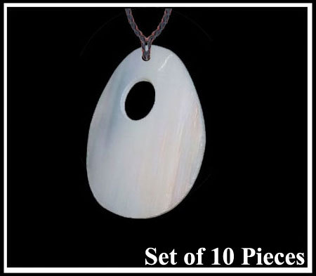 Bone Pendent - Bone Material, Oval Shape, Off-White Color | Handmade, Unique Design, Customizable, Durable, Stylish Accessory