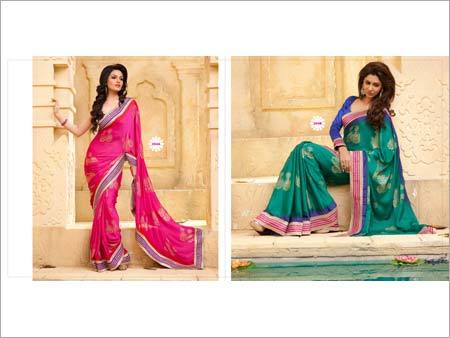 Printed Synthetic Sarees