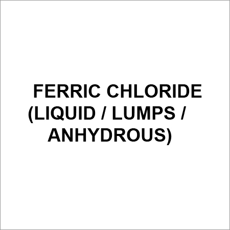 Ferric Chloride (liquid Lumps Anhydrous)