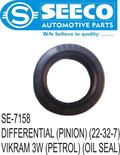 Differential (pinion) - Rubber, 10-85 Grams | Wave Seal Lip Design For Two Wheeler, Retains Lubricants, Excludes Contaminants, 1-5 Year Life