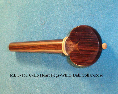 Cello Heart Peg-Rosewood.