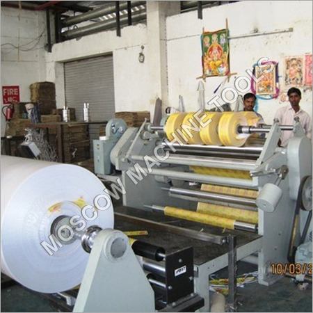 Drum Slitter Cum Surface Rewinder Machine