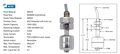 Mini Vertical Float Switch Ss-316