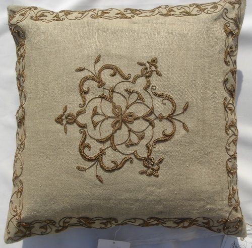 Embroidered Cushion Cover