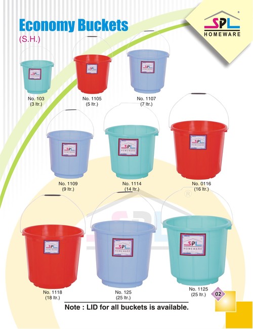 Economy Plastic Bucket