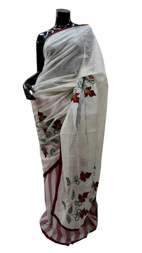 White taant with half stripe & half block