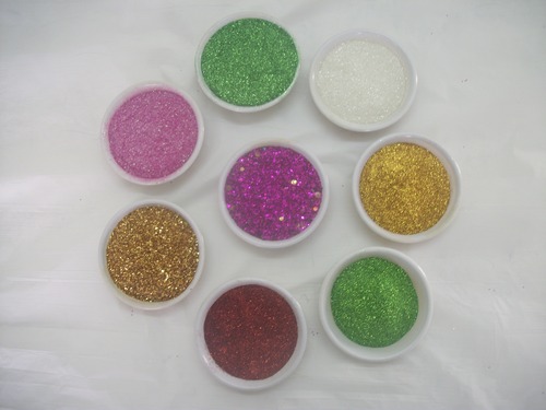 Glitter Powder in Different Shapes & Sizes