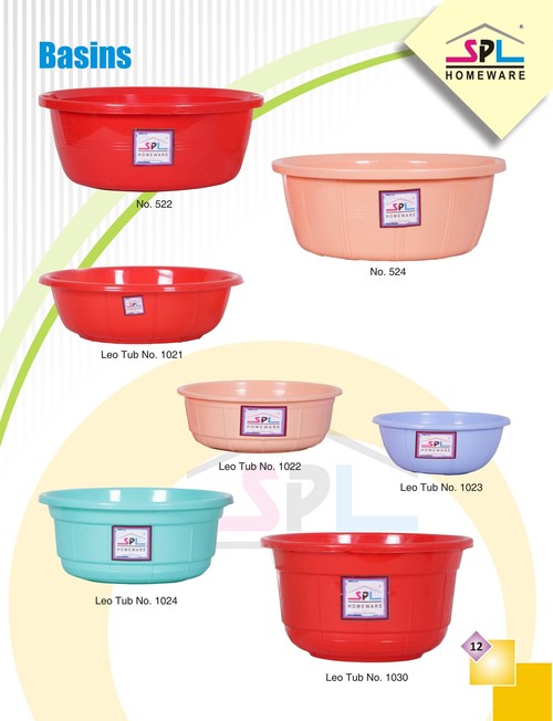 Stylish Plastic Basins