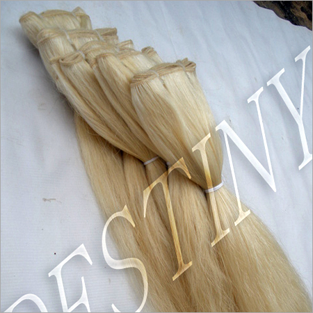blonde colour remy single drawn bulk hair