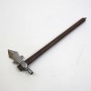 Tomahawk Peace Pipe Hardwood Handle Stainless Steel size: 14x5A "