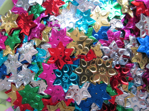 Metalic Sequin in Various Shapes & Colours