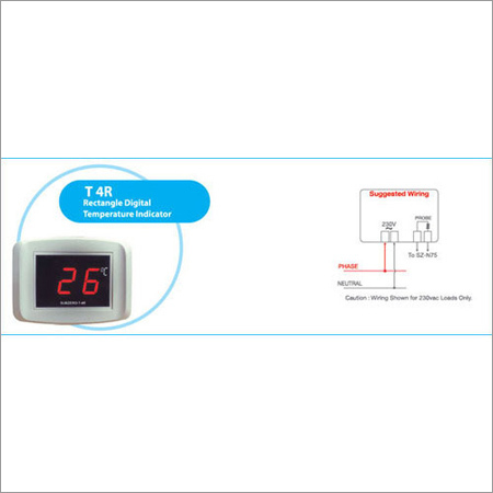 Rectangle Digital Temperature Indicators