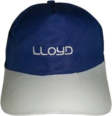 Blue White Printed Promotional Cap