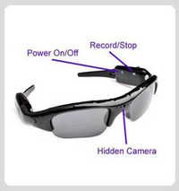 Spy Camera Sunglasses - 4gb/16gb Storage, 720p Resolution, Black | Elegant Design, Audio/video Recording, Hidden Camera, Discreet Functionality