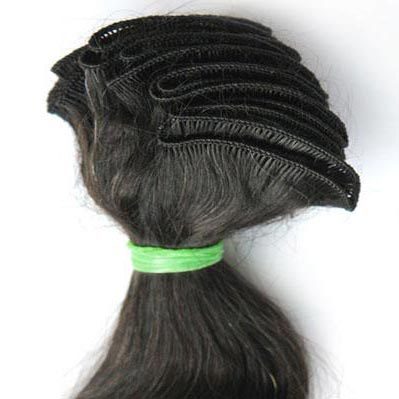 hand tied hair weft