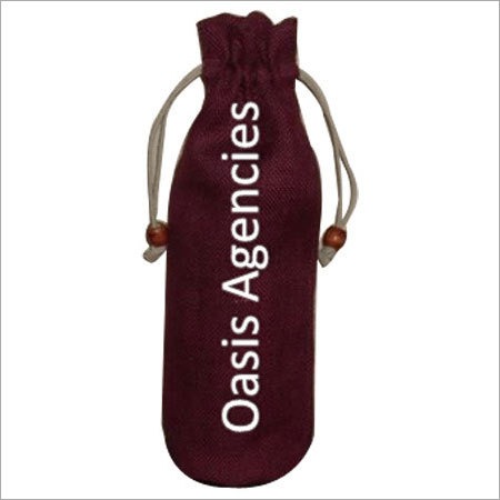 Single Bottle Jute Wine Bags By OASIS AGENCIES LLP