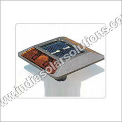 Solar LED Road Studs - ABS Plastic, 100x100x50 mm, Grey | Bright LEDs, Solar Powered, Easy to Install, Durable Design, Road Safety