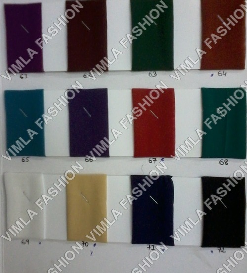 Plain Georgette Fabrics Catalogs