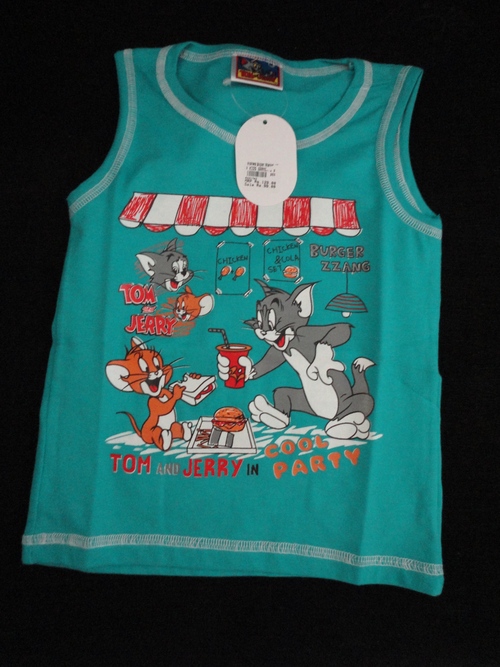 T- Shurt - Cotton, Small, 10x12 Inches, Teal | Soft Fabric, Breathable, Sleeveless, Round Neck, Washable, Comfortable, Stylish