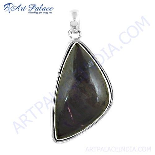 Hot Sale Fashionable Sugilite Gemstone Silver Pendant