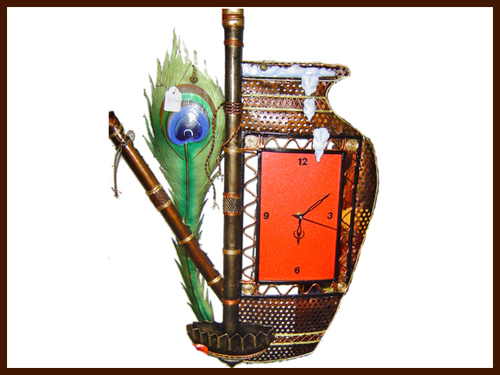 butter pot wall clock