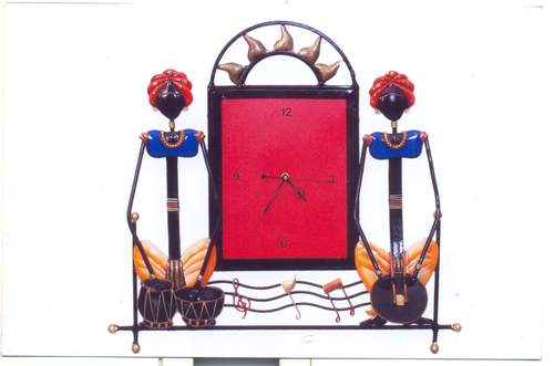 drum vidwans wall clock