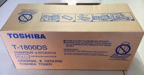 TOSHIBA TONER CARTRIDGE - Plastic Material, 203.2 x 203.2 x 419.1 mm Dimensions | Designed for E-STUDIO18 / T1800 Printers