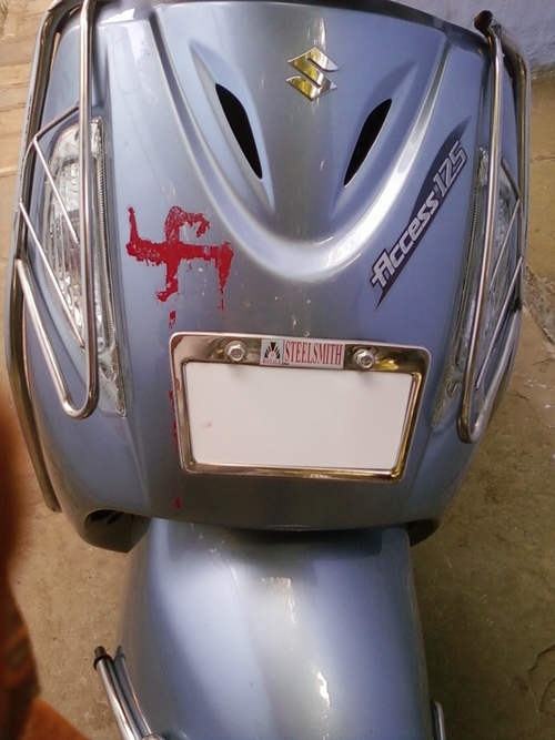 Access 125 Number Plate Front