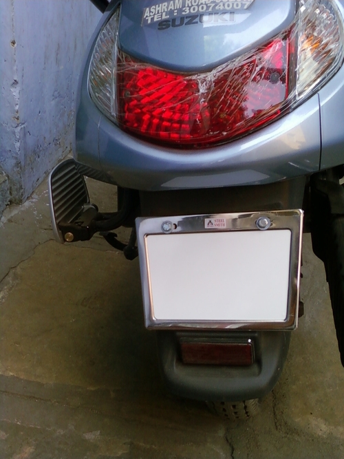 Access 125 Number Plate Rear