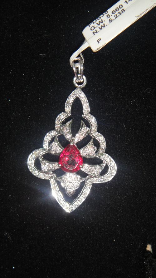 Diamond Pendant - 14K Gold, 5.238g Net Weight, 0.86ct Diamonds | Elegant Design, Luxury Gemstone, Fine Craftsmanship