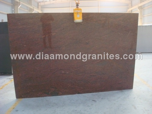 Red Multi Granite Slabs - Granite, 2cm Thickness, Red | Durable, Polished, Stain-Resistant, Heat-Resistant, Customizable
