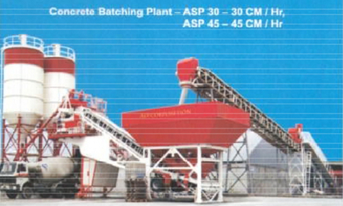 Pan Type Concrete Batching Plants