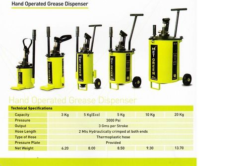 Cylinderical Grease Dispenser And Hand Grease Bucket