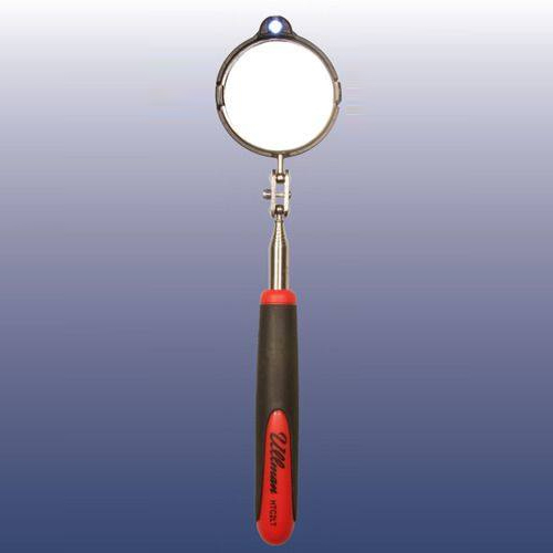 Led Telescoping Inspection Mirror 2-3/8 Handle Material: Plastic