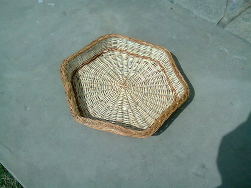 Vintage Cane Basket