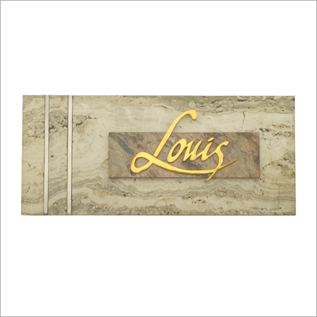 Marble Stone Name Plate